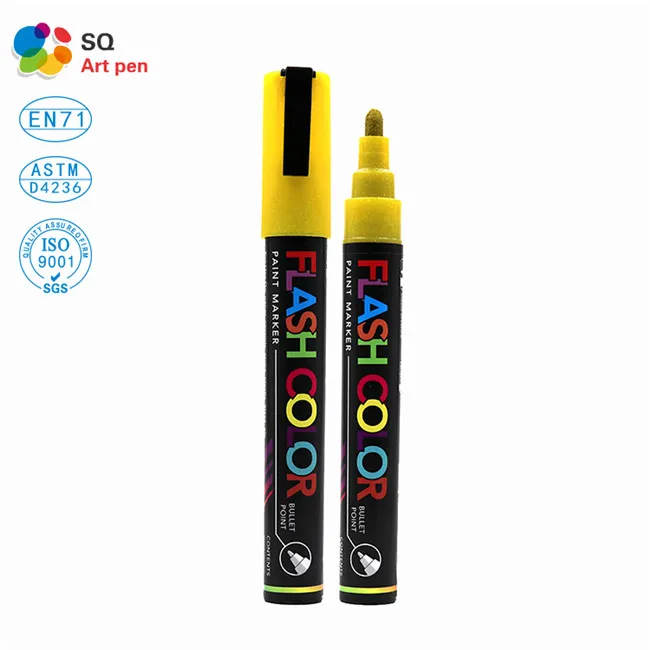 Marcador de color plata d'or